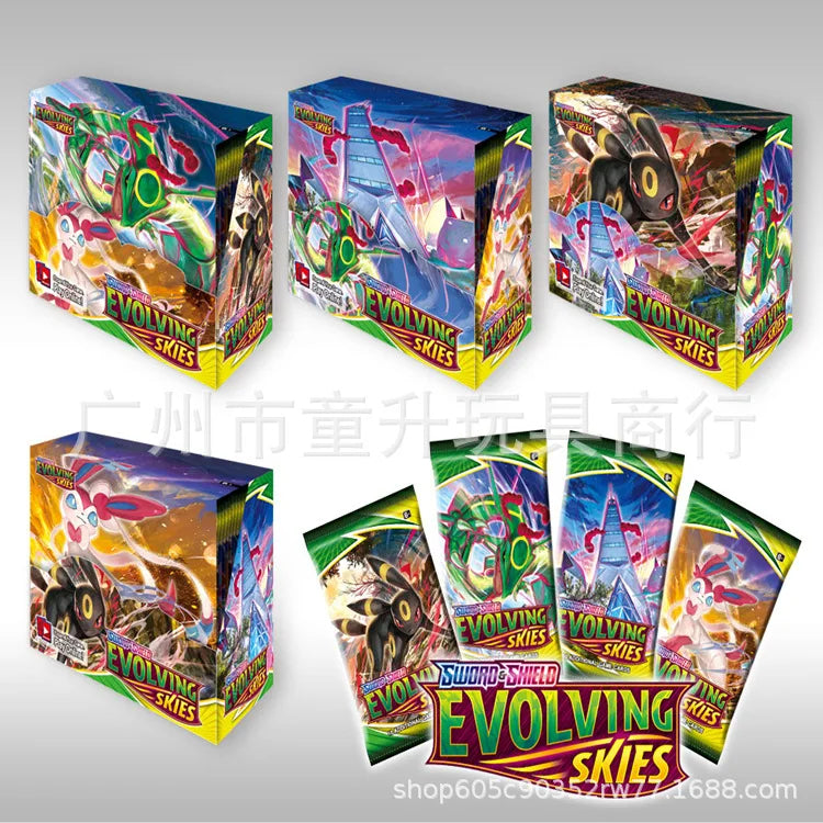 360 Pcs Pokemon Card English Booster Battle Transaction Card