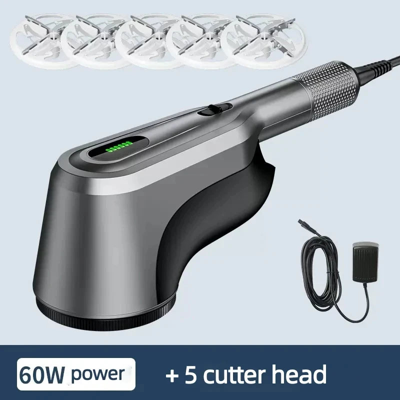 60W Professional Hairball Trimmer Commercial Lint Remover Spool Machine Clothes Electric Lint Remover Dry Cleaners Shaving Balls